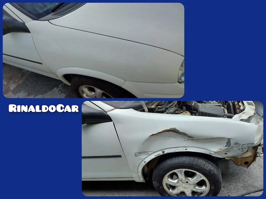 imagen de um carro reparado