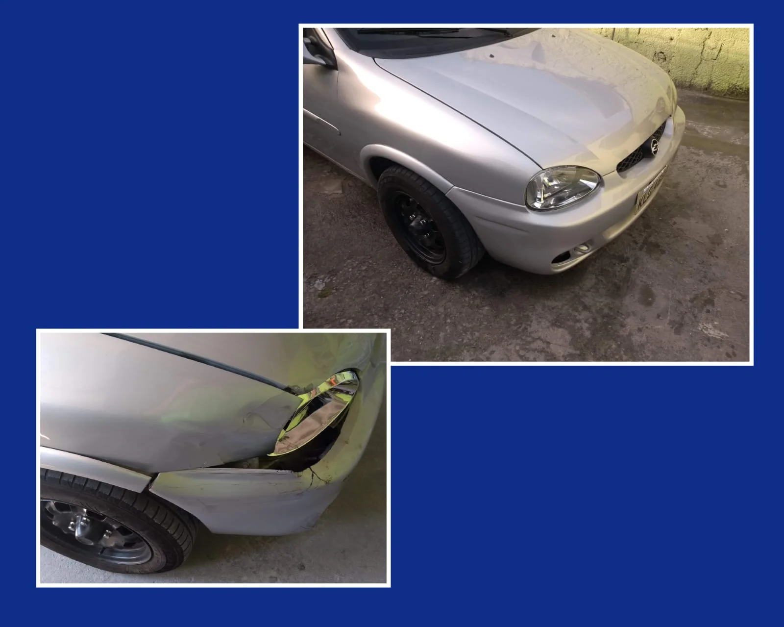 imagen de um carro reparado